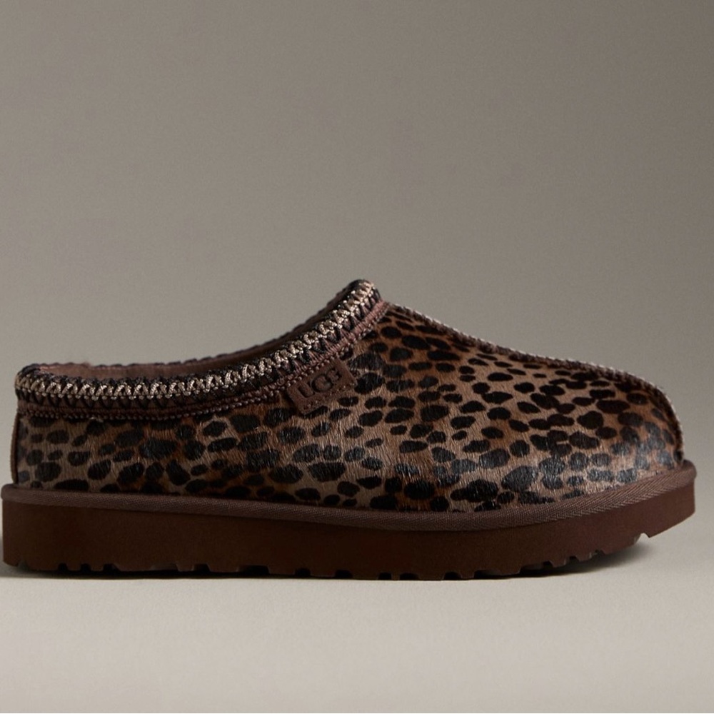 NWT UGG Women's Tasman Caspian Slippers Calf Hair